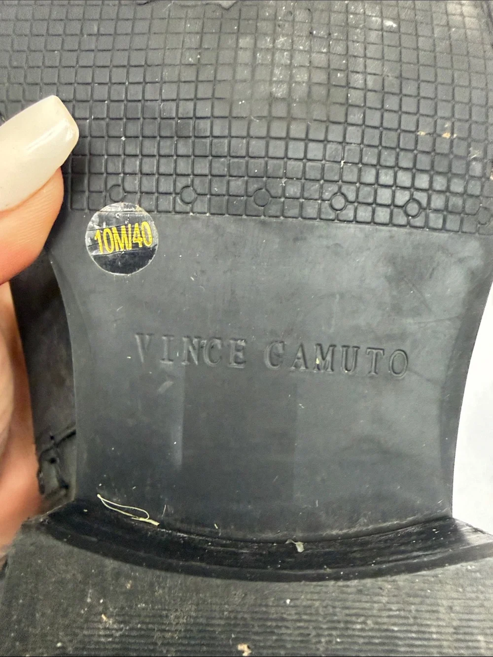 Vince Camuto Black Quilted Over-the-Knee Riding Boots